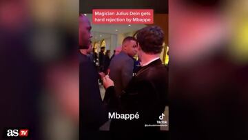 Mbappé y un gesto que lo hace ver arrogante