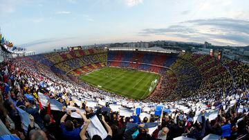 El Camp Nou enchufa al Madrid