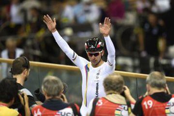 El pedalista colombiano Fernando Gaviria se impuso en la prueba de Ómnium en el Mundial de Pista que se corre en París, Francia.
