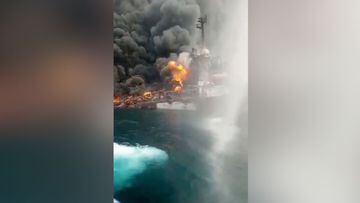 Desastre en la costa de Nigeria: ¡explotó un buque petrolero!