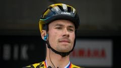 El ciclista esloveno Primoz Roglic, antes de tomar la salida en una etapa de la Volta a Catalunya 2023.