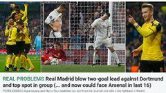La prensa mundial teme al Madrid a la vez que se burla de ellos por no ser primeros.