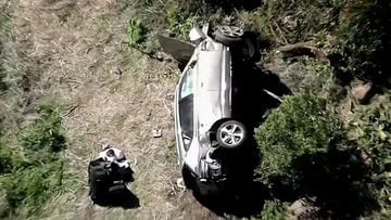 Legendary golfer Tiger Woods was rescued from his car, a Genesis GV80 luxury SUV, after a crash and taken to hospital in a serious condition.