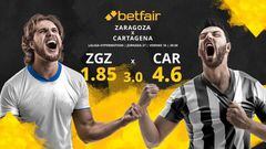 Real Zaragoza vs. FC Cartagena: horario, TV, estadísticas, clasificación y pronósticos