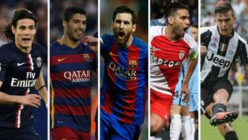 4 argentinos entre los mejores delanteros de la temporada