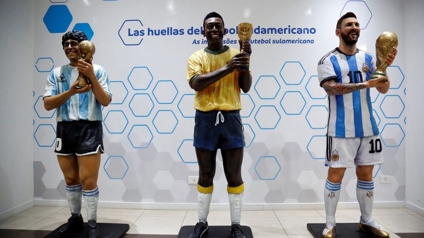 Lionel Messi honoured with statue alongside Diego Maradona and Pele after  Argentina's World Cup win