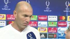 Zidane acusó a Susana Guasch, periodista de Antena 3, de querer desestabilizar con su pregunta