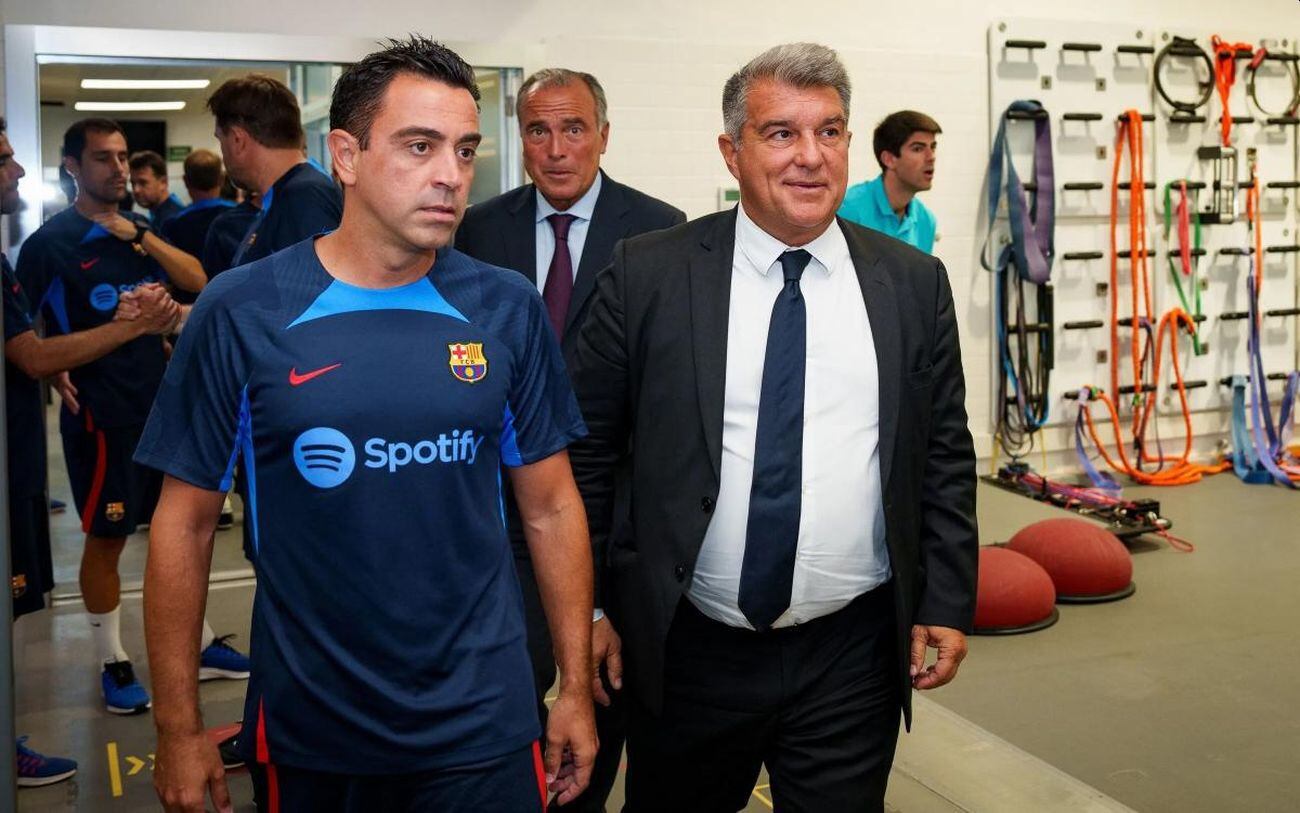 Laporta respalda a Xavi