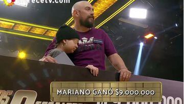 Mariano lleva ganados 9 millones de pesos.