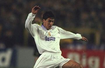 El ‘Ángel de Madrid’ desde joven dio muestra de su calidad con la camiseta blanca. Debutó a los 17 años con los merengues y en su segundo juego de Primera División consiguió anotar. Rápidamente se ganó la titularidad en el 11 de Jorge Valdano, en el 94, y