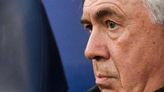 Real Madrid coach Carlo Ancelotti. (Photo by Oli SCARFF / AFP)