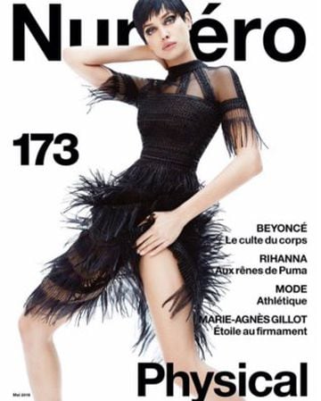 Irina Shayk se ha convertido en portada de la revista Numéro con un look rompedor.