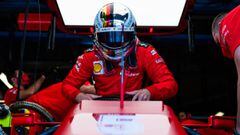 Sebastian Vettel (Ferrari). Monza, Italia. F1 2020. 