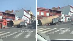 Juzguen ustedes mismos: un camión a dos ruedas en Canarias