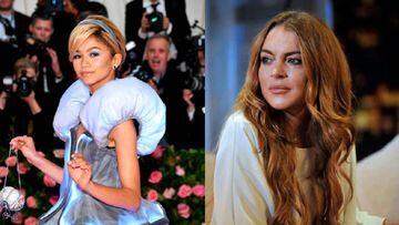 Lindsay Lohan critica con mala baba el vestido de Zendaya en la MET Gala