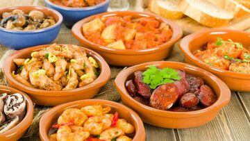Las tapas, un elemento típico de la gastronomía española.