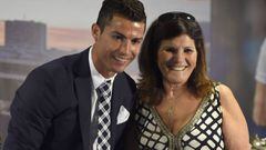 Cristiano Ronaldo y su madre Dolores Aveiro