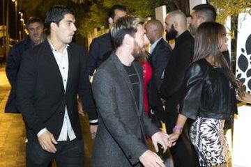 Messi y Luis Suárez.
