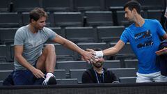 Nadal y Djokovic, en Par&iacute;s. 