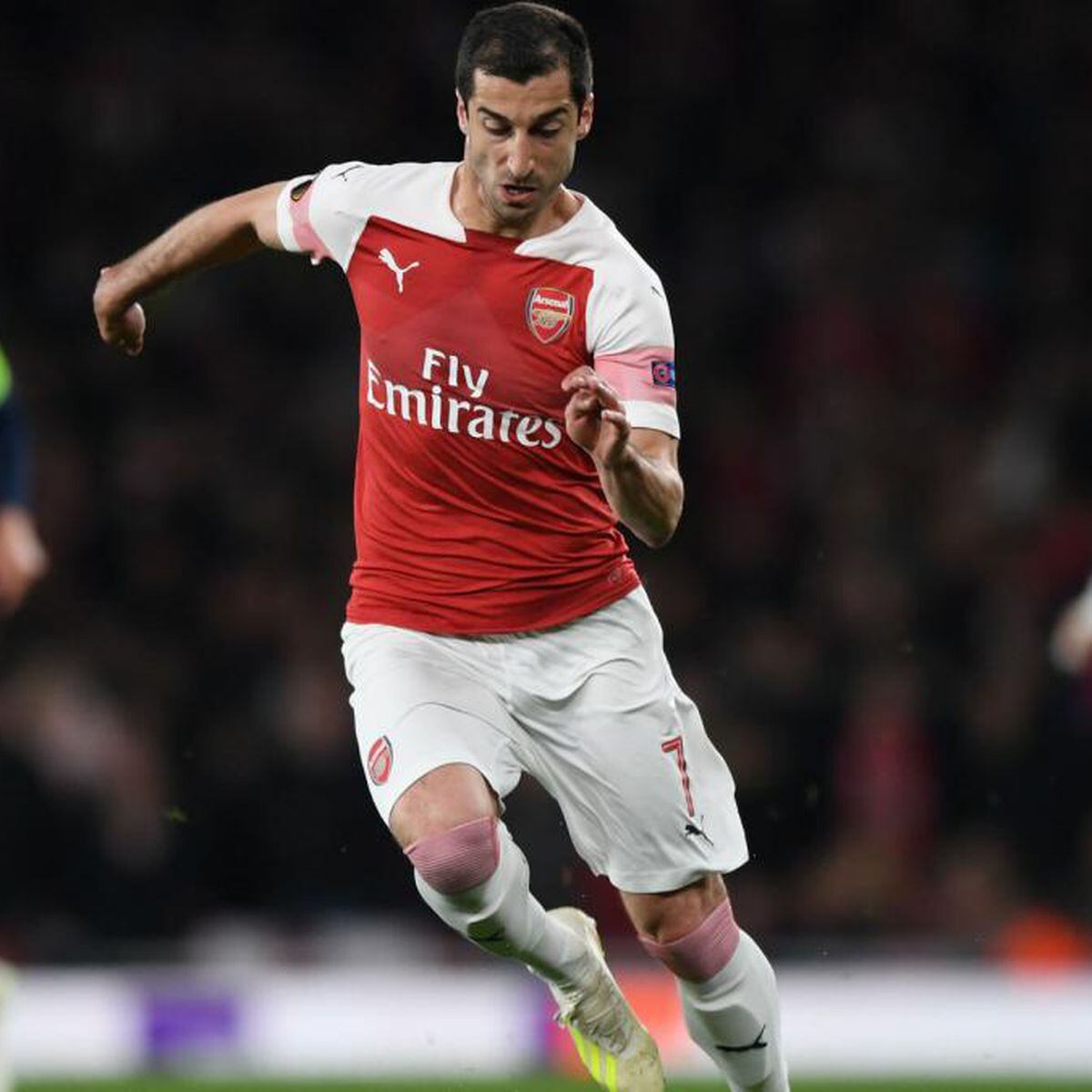 Henrikh Mkhitaryan Plays at the Europa League Semi Final Match