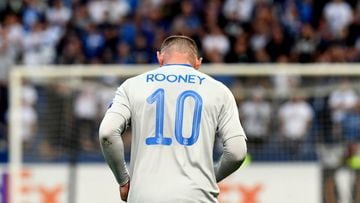 El jugador del Everton, Wayne Rooney.