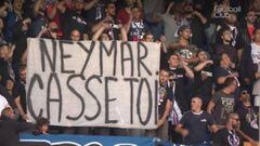 Neymar insultado en el estadio 