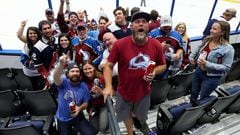 Colorado Avalanche fans celebrate