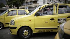 Pico y placa taxis en Bogot&aacute;.