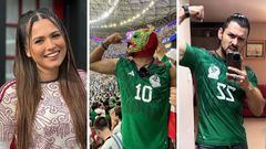 Famosos que apoyan a México en el partido ante Argentina