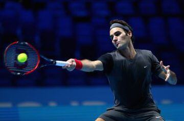 Federer ya prepara su estreno en el Masters de Londres.