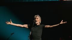 Former rock band "Pink Floyd" musician Roger Waters performs