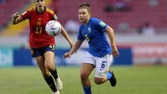Ana Clara durante un partido de Brasil en el Mundial Femenino Sub 20 de Costa Rica.