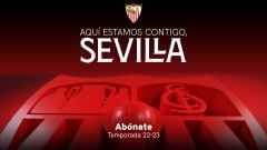Cartel de la campaña de abonos del Sevilla.