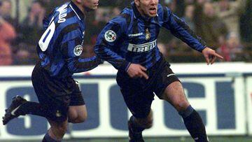 Coincidieron defendiendo la camiseta del Inter durante las temporadas 97/98 y 98/99