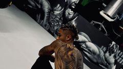 El espectacular tatuaje que se realizó Mariano en Los Ángeles.
