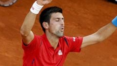 Djokovic escapes disqualification, faces Thiem in French Open semi