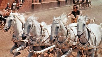 Las carreras de cuádrigas de 'Ben-Hur' son un clásico del cine.