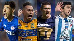 Los delanteros chilenos el 2017 se tomaron la liga mexicana