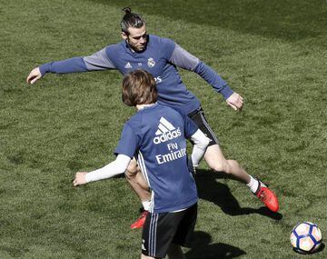 Gareth Bale and Luka Modric will be available for Monday's early evening session in Valdebebas