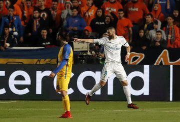 Benzema also scored the fourth goal for Real.