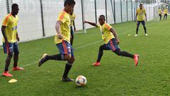 Selecci&oacute;n Colombia Sub 20 entrena pensando en su debut en el Mundial