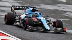 Fernando Alonso (Alpine A521). Estambul, Turqu&iacute;a. F1 2021.