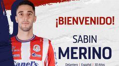 Oficial: Sabin Merino, cedido al Atlético de San Luis de México
