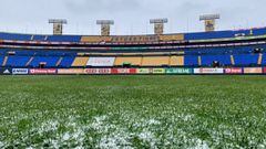 Así se ven los recintos deportivos en México tras la nevada