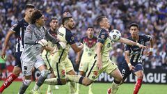 Jugadores del Am&eacute;rica durante la Final de Concachampions contra Monterrey