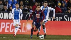 Fabián Orellana fue expulsado en caída de Eibar ante Barcelona