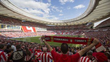 Estadio del Atlético de Madrid. Albergará la final el 1 de junio de 2019.