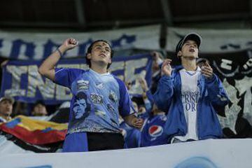 El debut de los dos equipos capitalinos en la Copa Águila. El juego bogotano fue animado por la parcial que en su mayoría fue azul.