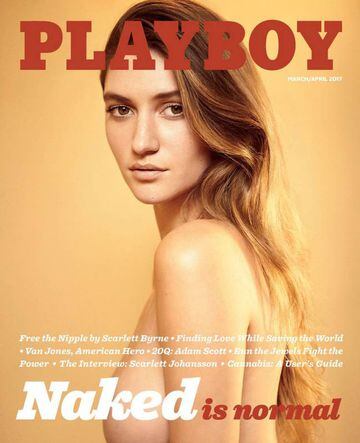 La portada de Playboy en su n&uacute;mero de marzo, recuperando los desnudos