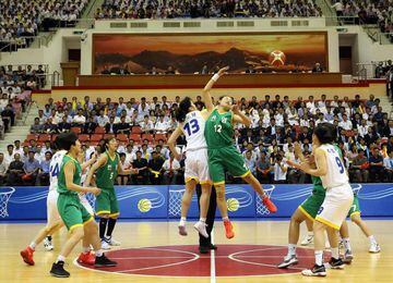 Divided again, South Korea beat North Korea in Asian Games basketball